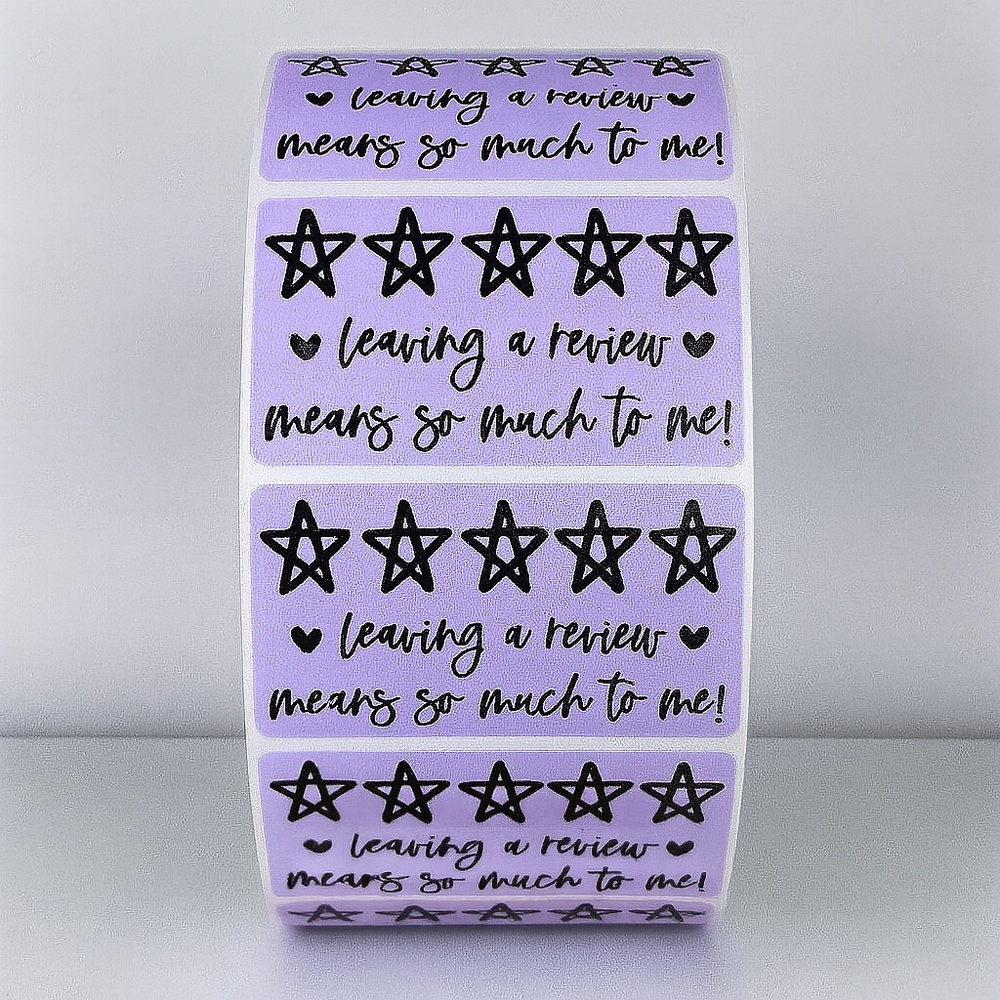 Posh Seller Review Stickers 🌟 “Leaving a Review Means So Much To Me - Picture 6 of 11